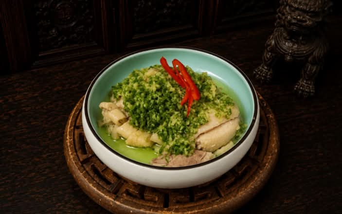 Ginger & Scallion Chicken 姜葱油鸡